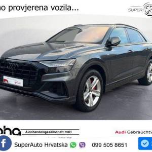 Audi Q8 55 TFSIe quattro Aut. S line 381 KS, ZRAČ+360+KEY+GR SJED+VIRT+LANE