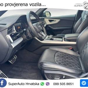 Audi Q8 55 TFSIe quattro Aut. S line 381 KS, ZRAČ+360+KEY+GR SJED+VIRT+LANE