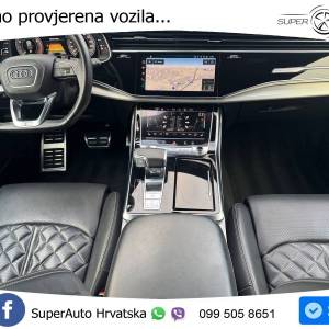 Audi Q8 55 TFSIe quattro Aut. S line 381 KS, ZRAČ+360+KEY+GR SJED+VIRT+LANE