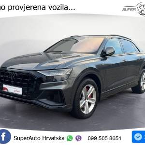 Audi Q8 55 TFSIe quattro Aut. S line 381 KS, ZRAČ+360+KEY+GR SJED+VIRT+LANE