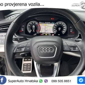 Audi Q8 55 TFSIe quattro Aut. S line 381 KS, ZRAČ+360+GR SJED+KEY+VIRT