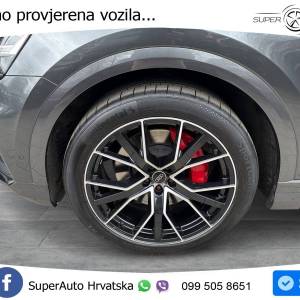 Audi Q8 55 TFSIe quattro Aut. S line 381 KS, ZRAČ+360+GR SJED+KEY+VIRT