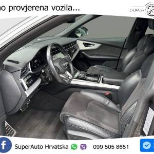 Audi Q8 55 TFSIe quattro Aut. S line 381 KS, ZRAČ+360+GR SJED+KEY+VIRT