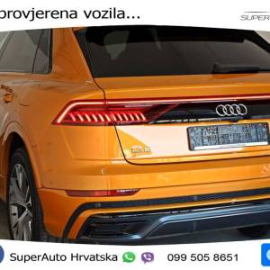 Audi Q8 60 TFSIe quattro Aut. S line 462 KS, KAM+VIRT+GR SJED+LED+LANE