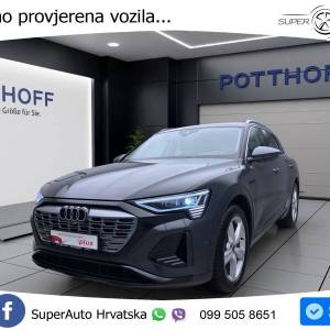 Audi Q8 e-tron 50 quattro S line 340 KS, ZRAČ+360+ACC+GR SJED+KEY+VIRT+LANE