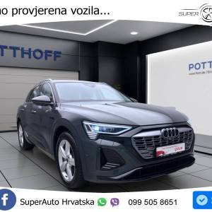 Audi Q8 e-tron 50 quattro S line 340 KS, ZRAČ+360+ACC+GR SJED+KEY+VIRT+LANE