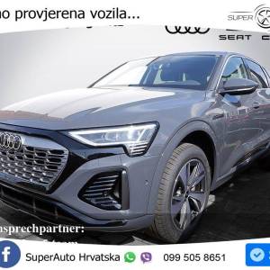 Audi Q8 e-tron 50 quattro S line 340 KS, ZRAČ+KAM+KEY+GR SJED+VIRT+LANE