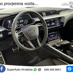 Audi Q8 e-tron 50 quattro S line 340 KS, ACC+KAM+KEY+GR SJED+VIRT+LANE