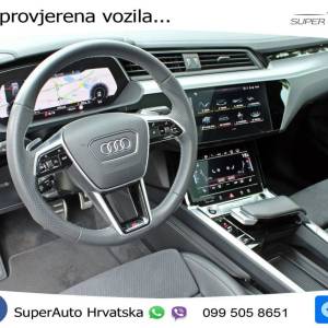Audi Q8 e-tron 50 SB quattro S line 340 KS, ZRAČ+PANO+360+GR SJED+KEY+VIRT+LANE