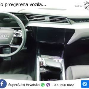 Audi Q8 e-tron 55 quattro S line 408 KS, ZRAČ+KAM+KEY+GR SJED+VIRT+LANE