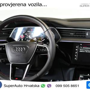 Audi Q8 e-tron 55 quattro S line 408 KS, ACC+KAM+KEY+GR SJED+VIRT+LANE