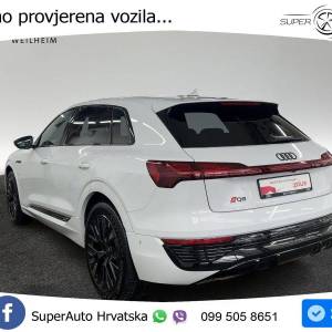 Audi Q8 e-tron 55 quattro S line 408 KS, PANO+ZRAČ+360+GR SJED+ACC+KEY+VIRT