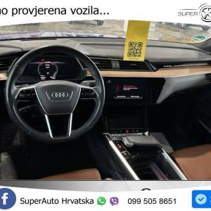 Audi Q8 e-tron 55 SB quattro S line 408 KS, PANO+ZRAČ+360+GR SJED+KEY+VIRT+LANE