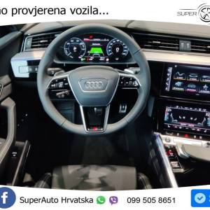 Audi Q8 e-tron 55 SB quattro S line 408 KS, PANO+360+ACC+GR SJED+KEY+VIRT+LANE