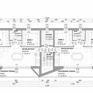 BAŠKA okolica - Dvosobni apartman s dva parkina mjesta, novogradnja