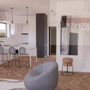 Biograd na moru građevinsko zemljište 756 m2 dozvola za 3 stana - novo