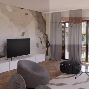 Biograd na moru građevinsko zemljište 756 m2 dozvola za 3 stana - novo