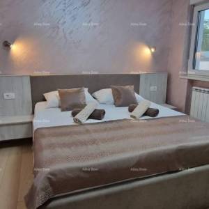 Blizna grada Svetvinčenat. Dvojna kuća okružena zelenilom.