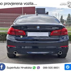 BMW 530e Aut. 252 KS, u PDV-u REG 10/26 LED+TEM+GR SJED+VIRT+PARK