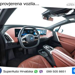 BMW iX 111.5 kWh xDrive50 Sportpaket 523 KS, ZRAČNI+LED+HEAD+GR SJED+KAM+VIRT