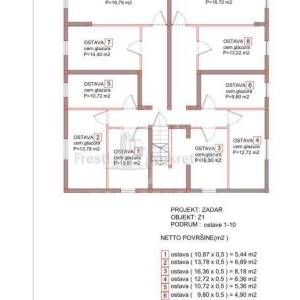  BORIK, PENTHOUSE 69 m2 S 2 TERASE, TOP LOKACIJA!