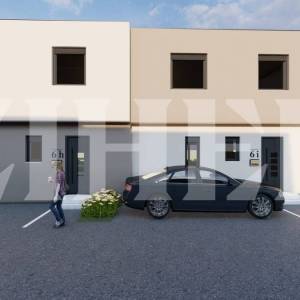 Brezovica, projekt Zadvorska 4, kuće u nizu s vrtom i 2PM