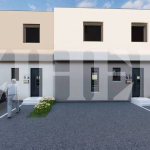 Brezovica, projekt Zadvorska 4, kuće u nizu s vrtom i 2PM