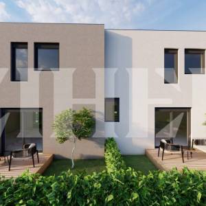 Brezovica, projekt Zadvorska 4, kuće u nizu s vrtom i 2PM
