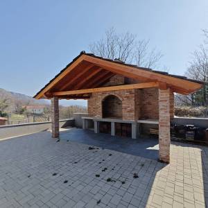 Bribir - Obnovljena kamena kuća s bazenom