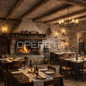 Buje, Kaštel - imanje 1909 m2 s ugostiteljskom namjenom i smještajem