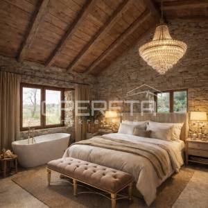 Buje, Kaštel - imanje 1909 m2 s ugostiteljskom namjenom i smještajem