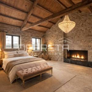 Buje, Kaštel - imanje 1909 m2 s ugostiteljskom namjenom i smještajem