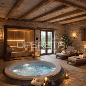 Buje, Kaštel - imanje 1909 m2 s ugostiteljskom namjenom i smještajem