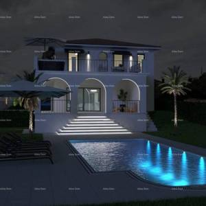 Buje, Luksuzna vila s bazenom