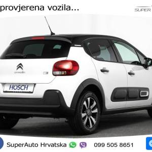 Citroen C3 1.2 PureTech Shine 83 KS, LED+TEM+KLIMA+PDC