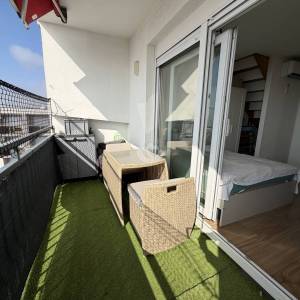 Crikvenica, 3-soban- dvoetažni stan  78 m2, pogled na More