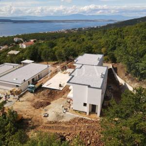 Crikvenica-dvije vile sa panoramskim pogledom na more