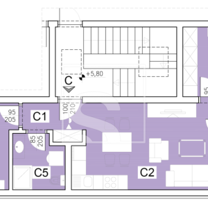 Dvosoban stan s dva parkirna mjesta - novogradnja - PRILIKA