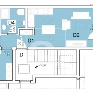 Dvosoban stan s velikom garažom - novogradnja - PRILIKA!