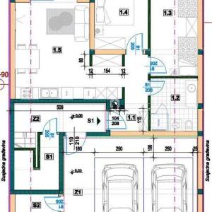 Dvosoban stan u prizemlju s vrtom