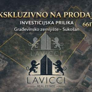 Ekskluzivno: zemljište 6617 m² Sukošan – na prodaju