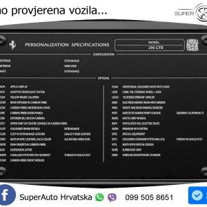 Ferrari 296 GTB 3.0 V6 PHEV Aut. 830 KS, LED+360+GR SJED+HEAD+VIRT