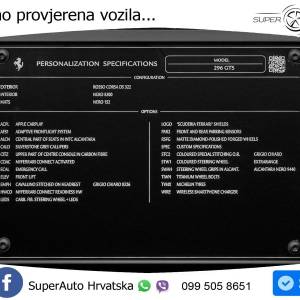 Ferrari 296 GTS 3.0 V6 PHEV Aut. 830 KS, LED+KAM+GR SJED+HEAD+VIRT