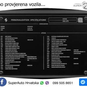 Ferrari 296 GTS 3.0 V6 PHEV Aut. 830 KS, LED+KAM+HEAD+VIRT