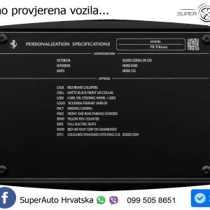 Ferrari F8 Tributo 3.9 V8 Aut. 720 KS, KAM+GR SJED+NAVI