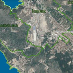 Građevinsko zemljište 1047m2-Ražine ( Šibenik )