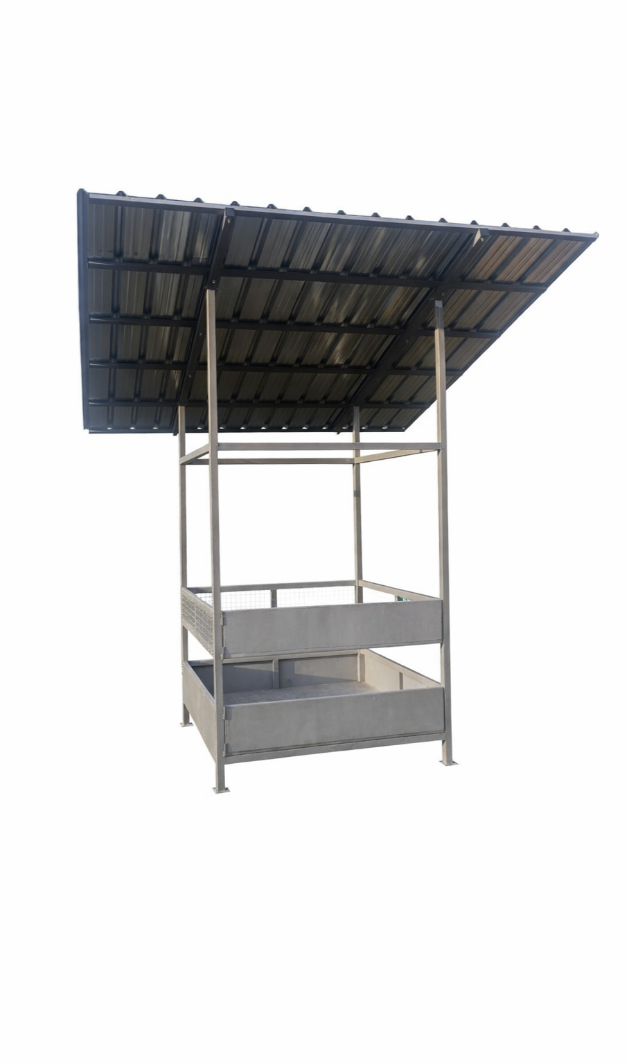 Hranilica s krovom za ovce, konje, krave...