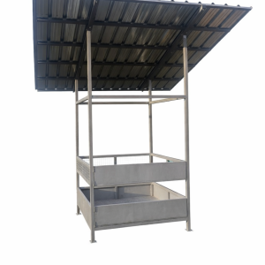 Hranilica s krovom za ovce, konje, krave...