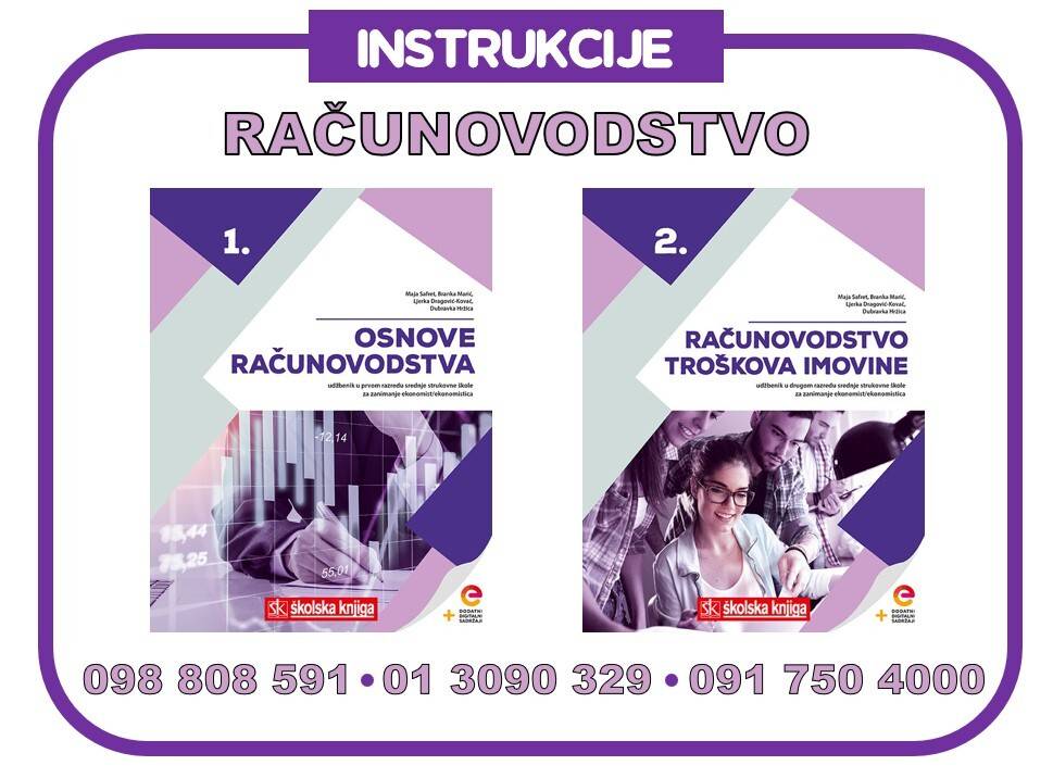 Instrukcije iz RAČUNOVODSTVA za sve srednje škole