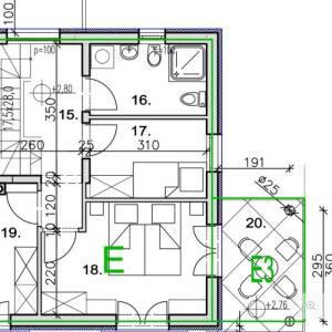 Istra, okolica Poreča – kuća u nizu s vrtom i pogledom na more